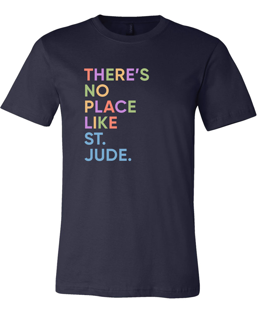 Multi-Colored No Place Like St. Jude T-Shirt